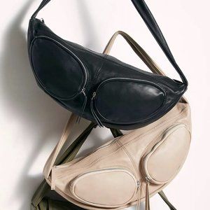 Free People Cream Kaia Sling Bag (NEW)